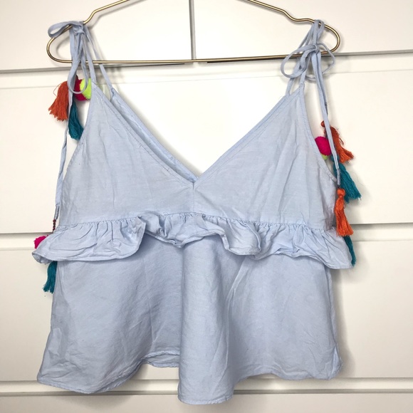 Ruffled Tank Top - Picture 2 of 4